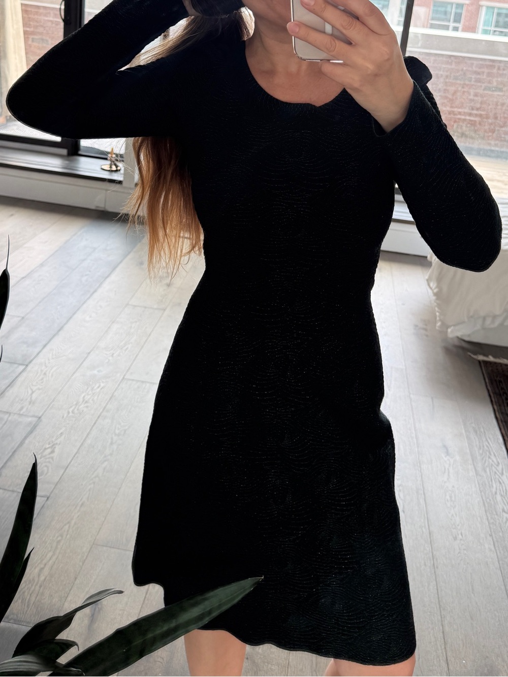 Alaïa Textured Knit Dress - Picture 2 of 8